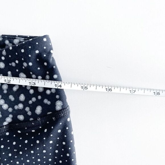 Reebok Speedwick Women's Mid-Rise Lux 2.0 Active Leggings Black White Medium - Picture 5 of 8